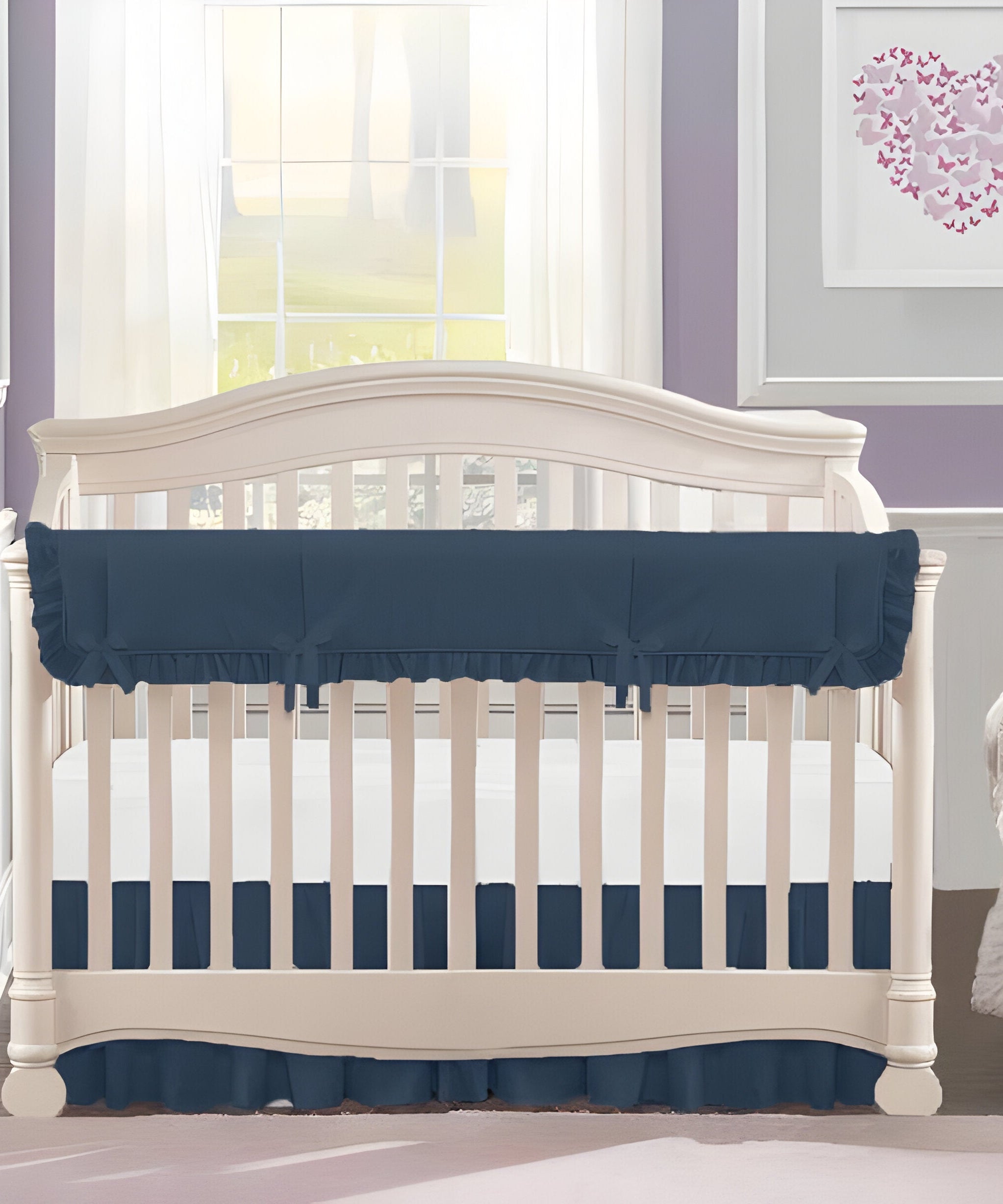 Cotton Knitted Crib Rail Cover