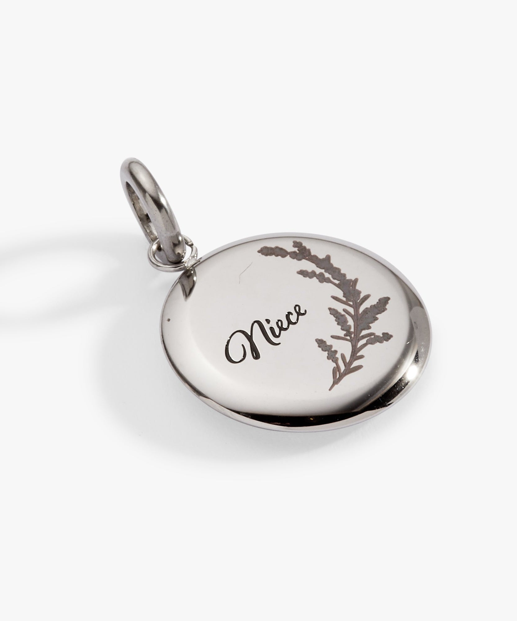 Niece Lavender Disc Charm