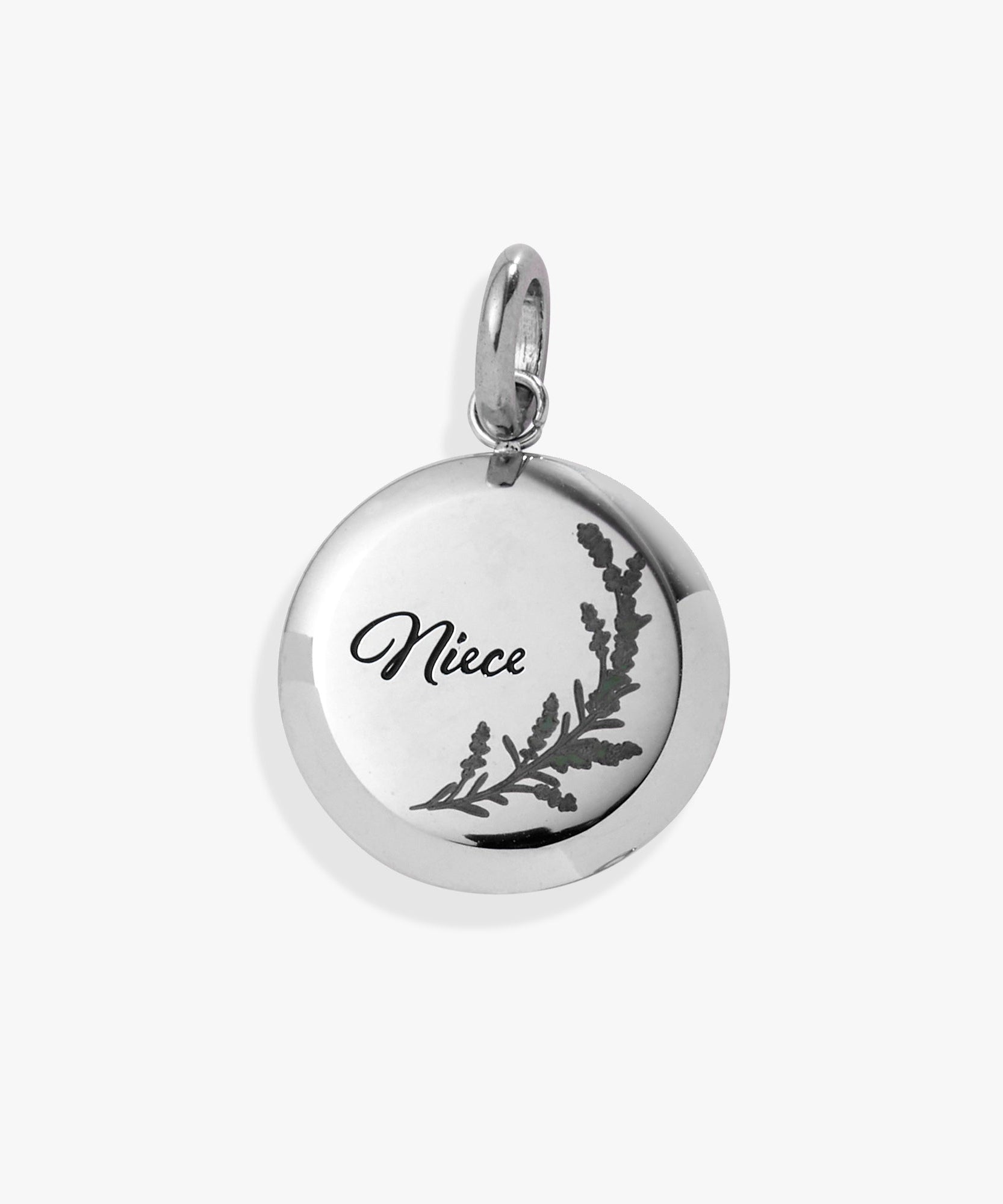 Niece Lavender Disc Charm