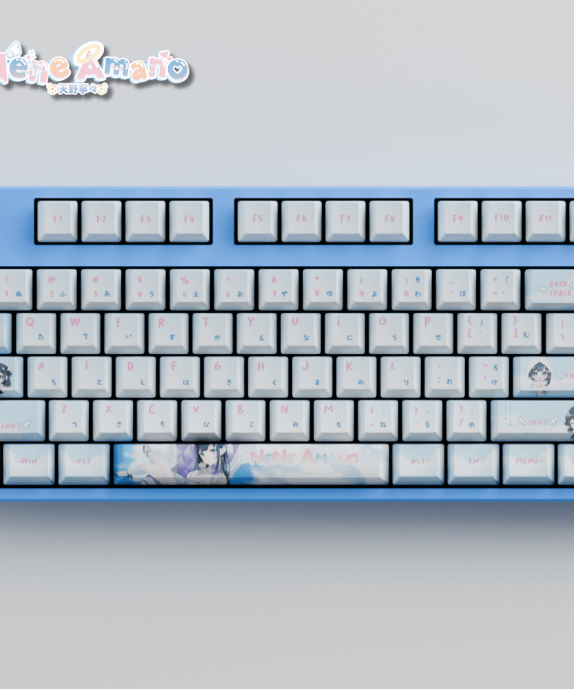 Nene Amano Celestial Harmony 100% RGB Mechanical Keyboard(Collabs)