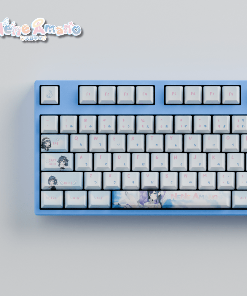 Nene Amano Celestial Harmony 100% RGB Mechanical Keyboard(Collabs)