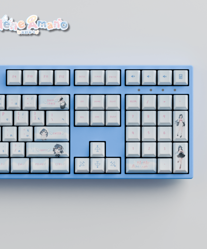 Nene Amano Celestial Harmony 100% RGB Mechanical Keyboard(Collabs)