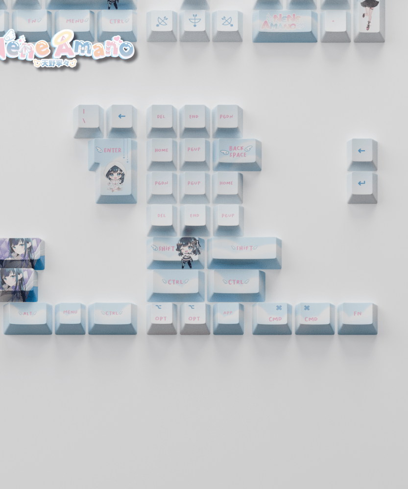 Nene Amano Celestial Harmony 168 keys Keycaps Set (Collabs)