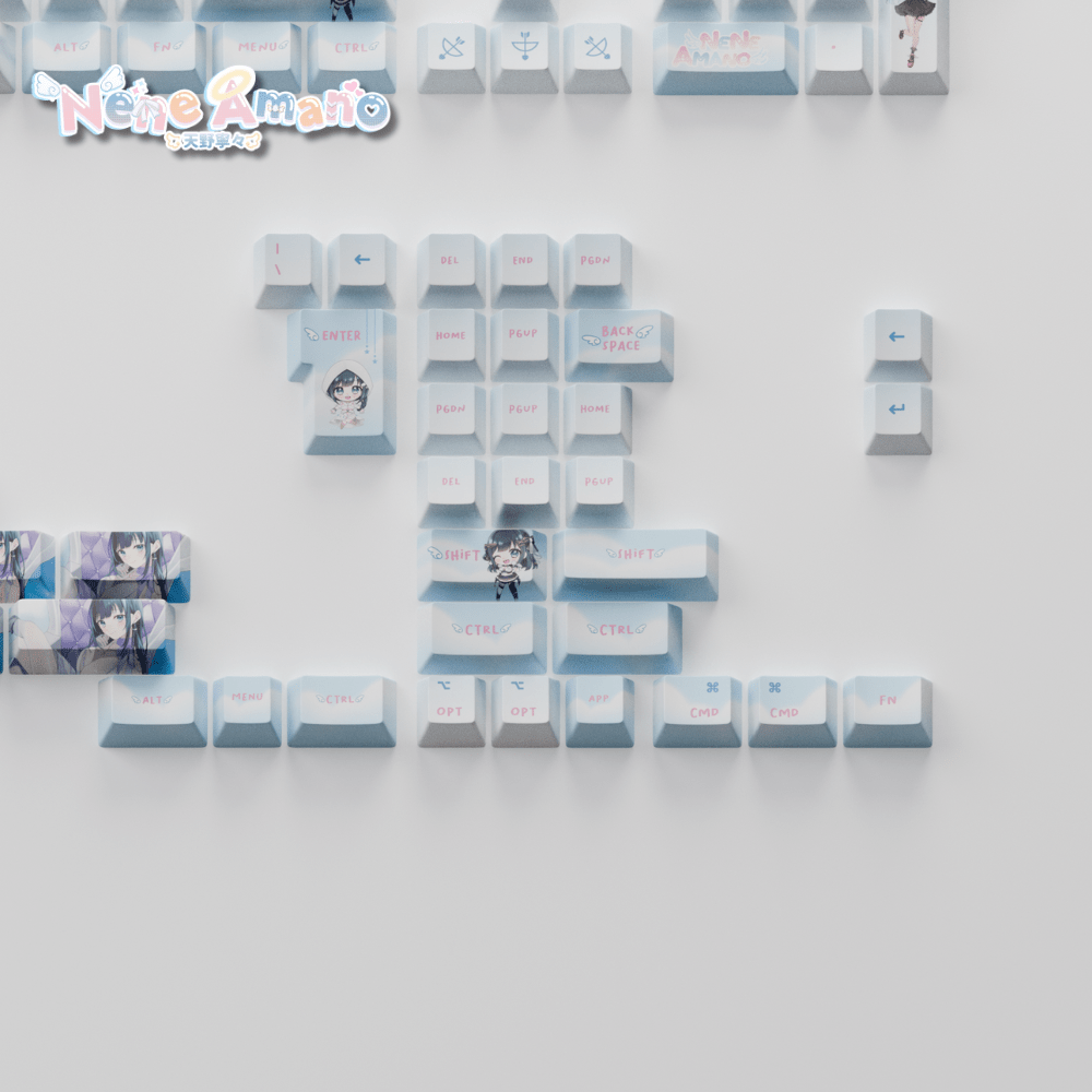 Nene Amano Celestial Harmony 168 keys Keycaps Set (Collabs)