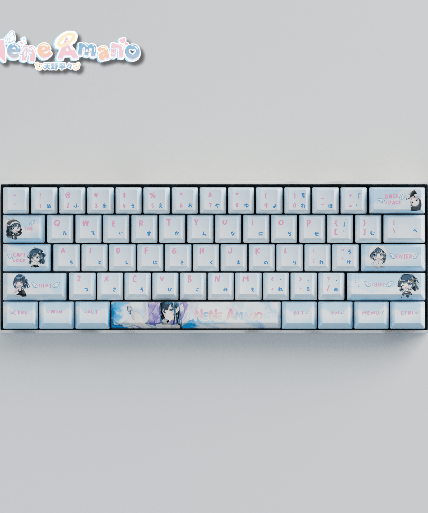 Nene Amano Celestial Harmony 60% Mechanical Keyboard (Collabs)