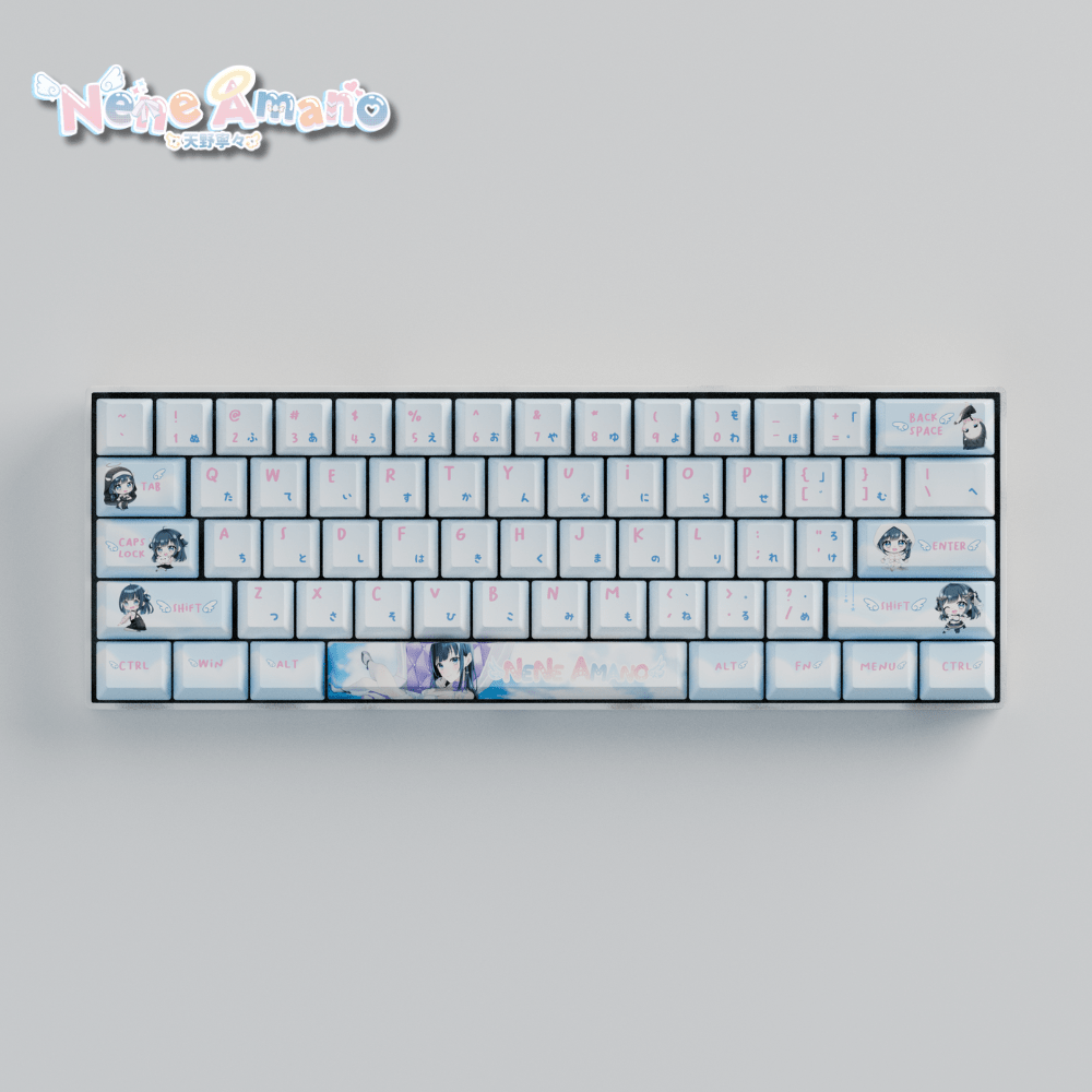 Nene Amano Celestial Harmony 60% Mechanical Keyboard (Collabs)