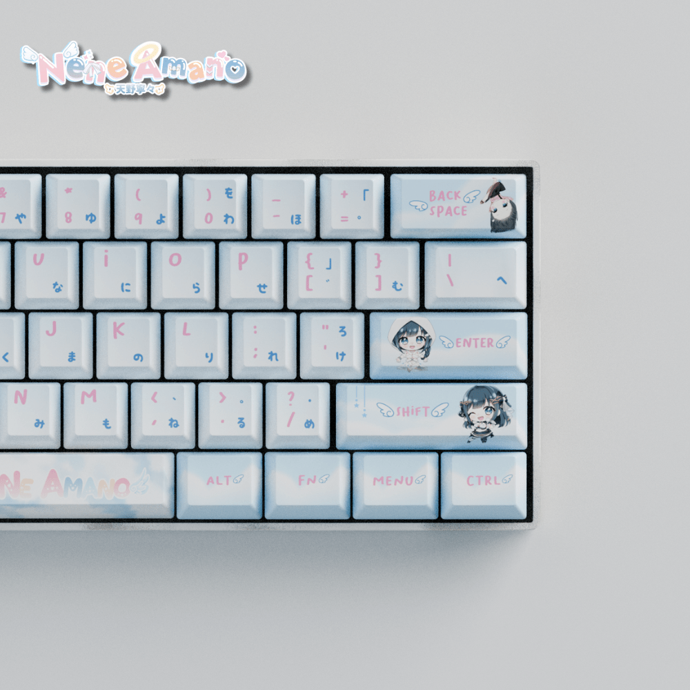 Nene Amano Celestial Harmony 60% Mechanical Keyboard (Collabs)