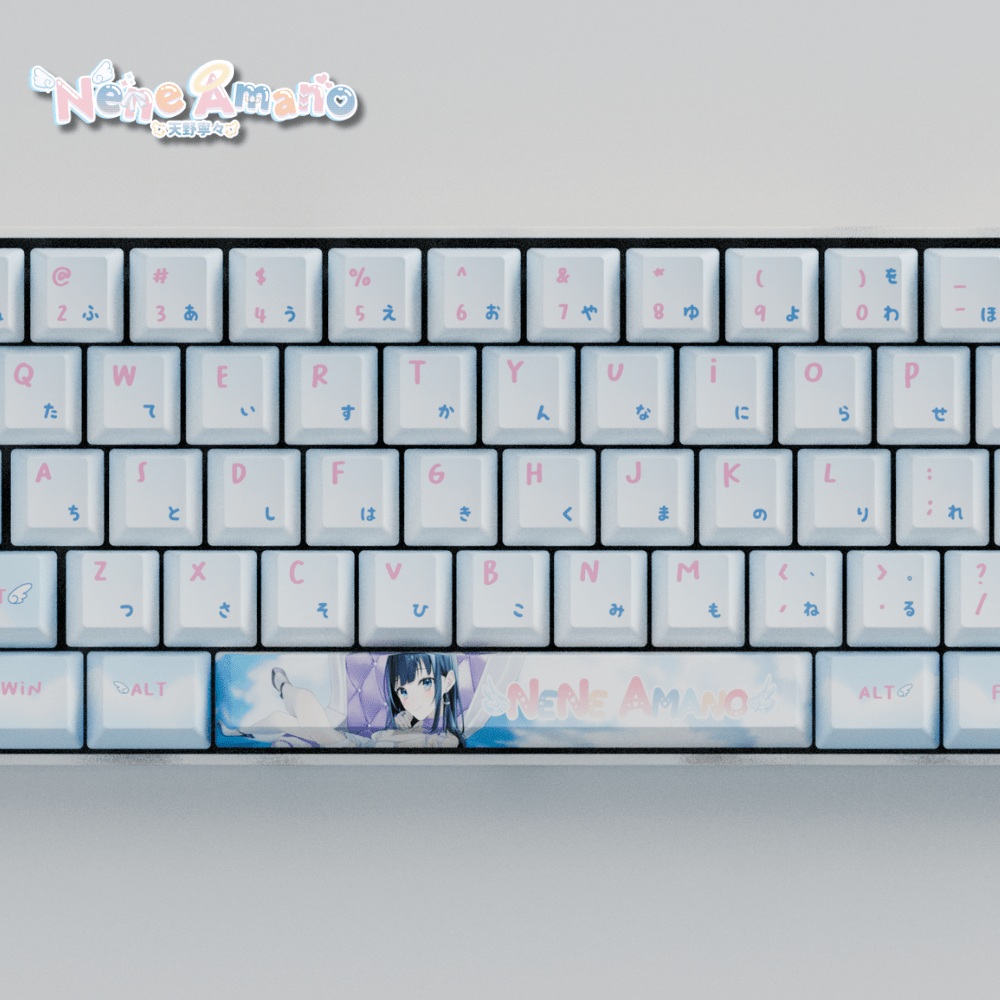Nene Amano Celestial Harmony 60% Mechanical Keyboard (Collabs)