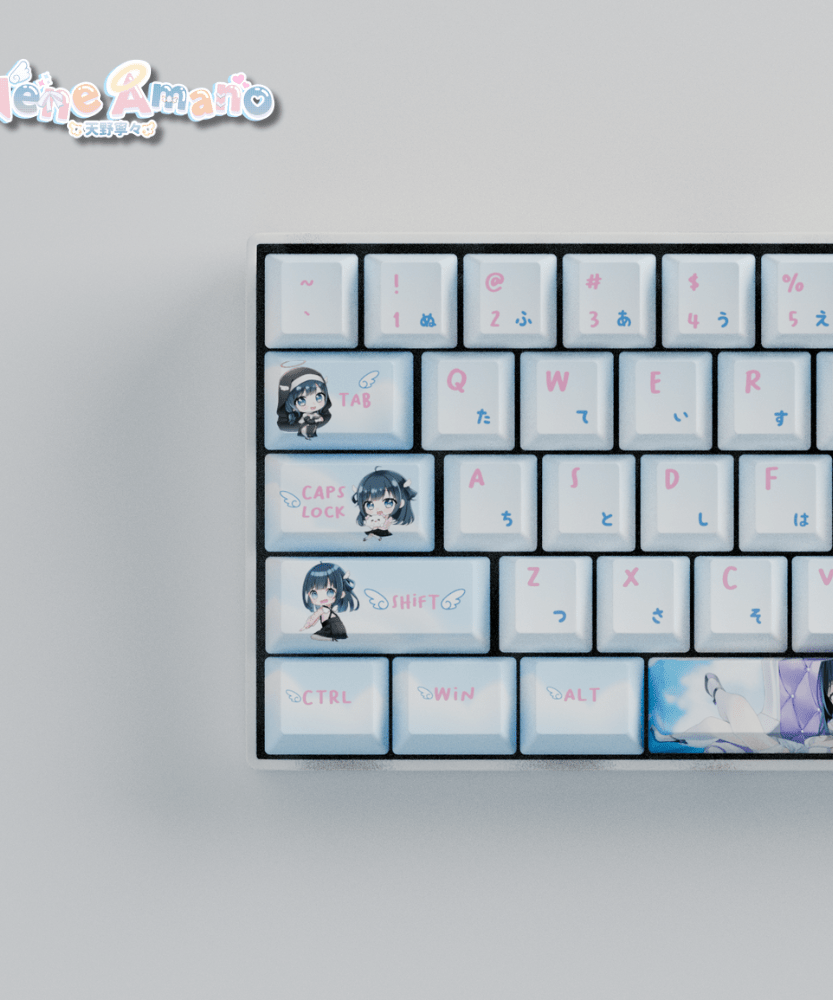 Nene Amano Celestial Harmony 60% Mechanical Keyboard (Collabs)
