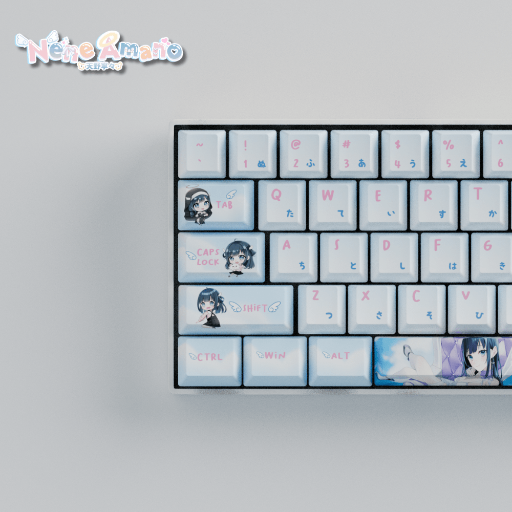 Nene Amano Celestial Harmony 60% Mechanical Keyboard (Collabs)