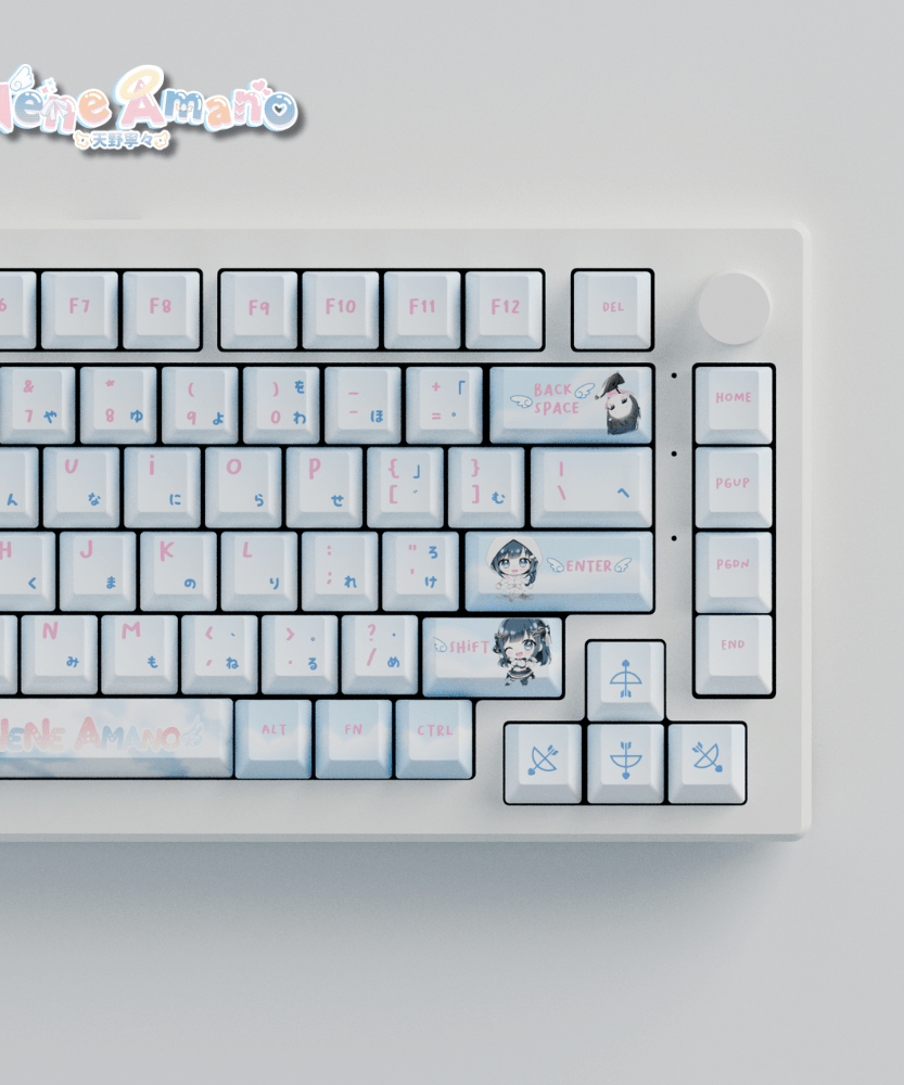 Nene Amano Celestial Harmony 75% RGB Mechanical Keyboard(Collabs)