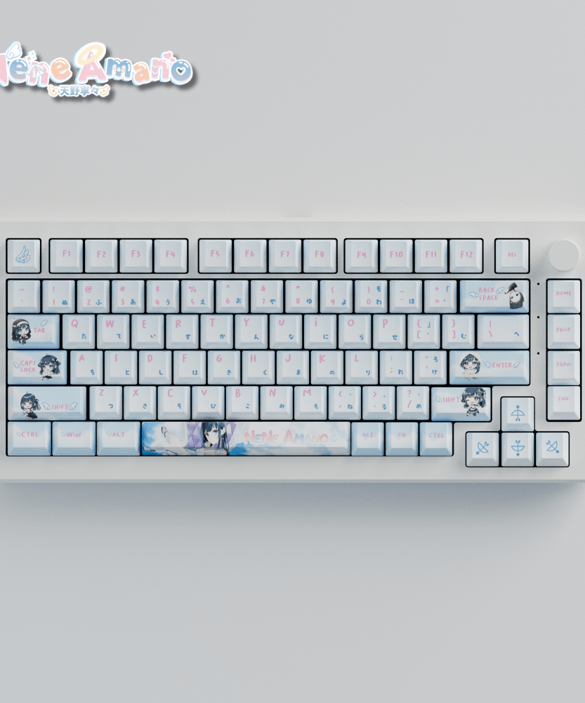 Nene Amano Celestial Harmony 75% RGB Mechanical Keyboard(Collabs)