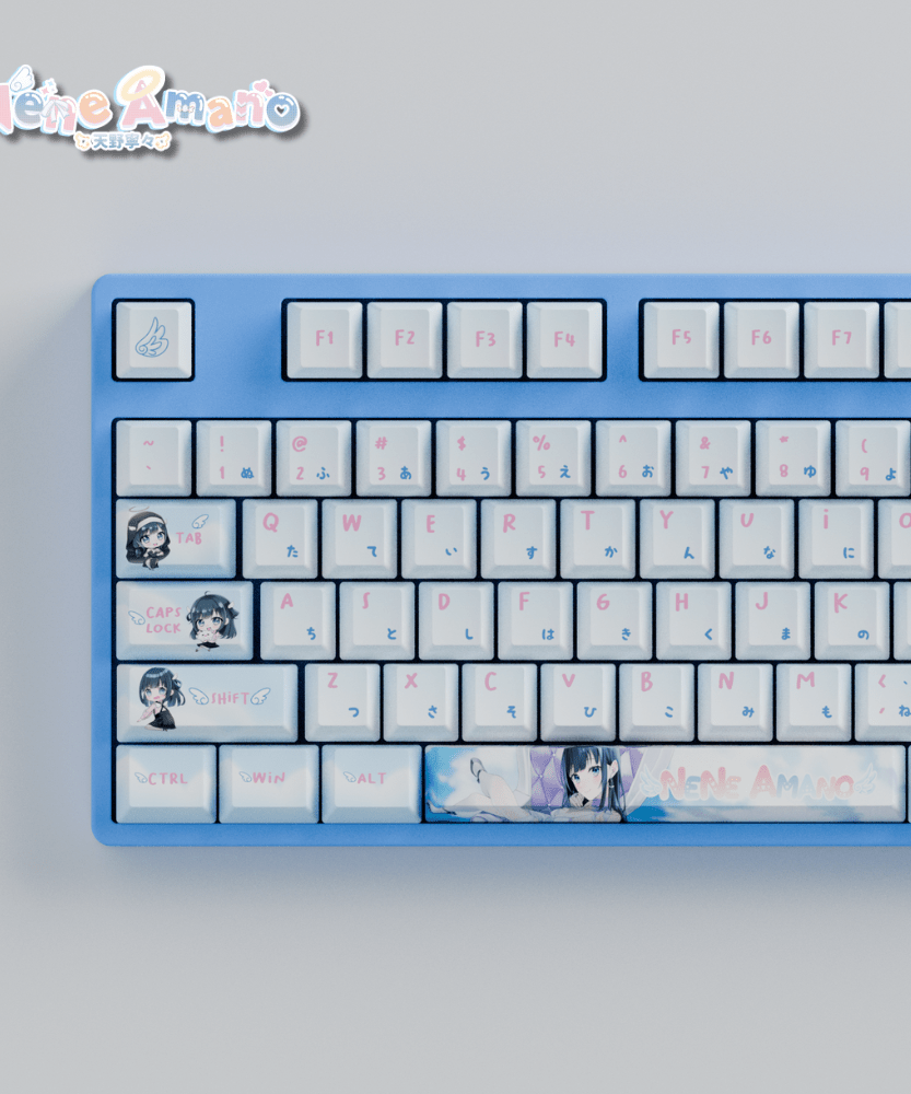 Nene Amano Celestial Harmony 80% RGB Mechanical Keyboard(Collabs)