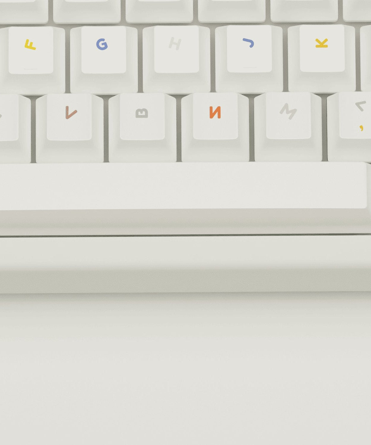 Non OCD Design Keycaps and Mechanical Keyboard