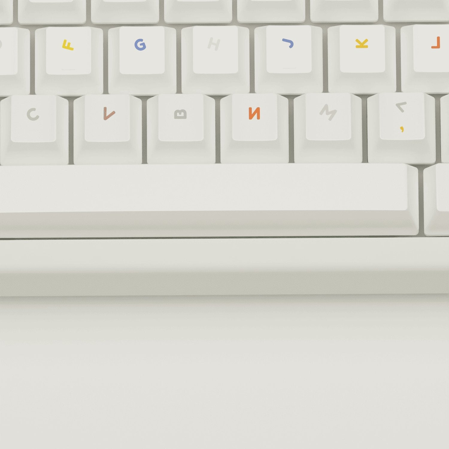 Non OCD Design Keycaps and Mechanical Keyboard