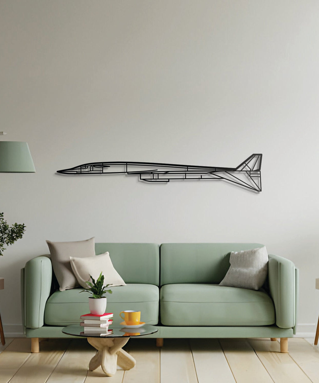 XB70 Valkyrie Metallflugzeug Wandkunst - NCP0149