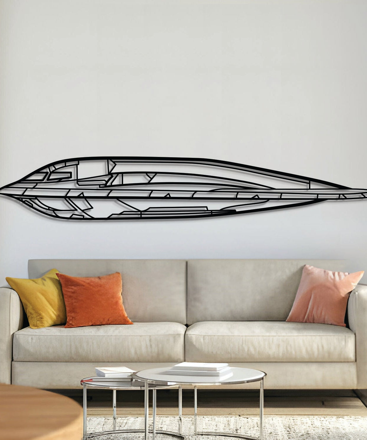 B-2 Spirit Stealth Bomber Metallflugzeug Wandkunst - NCP0029