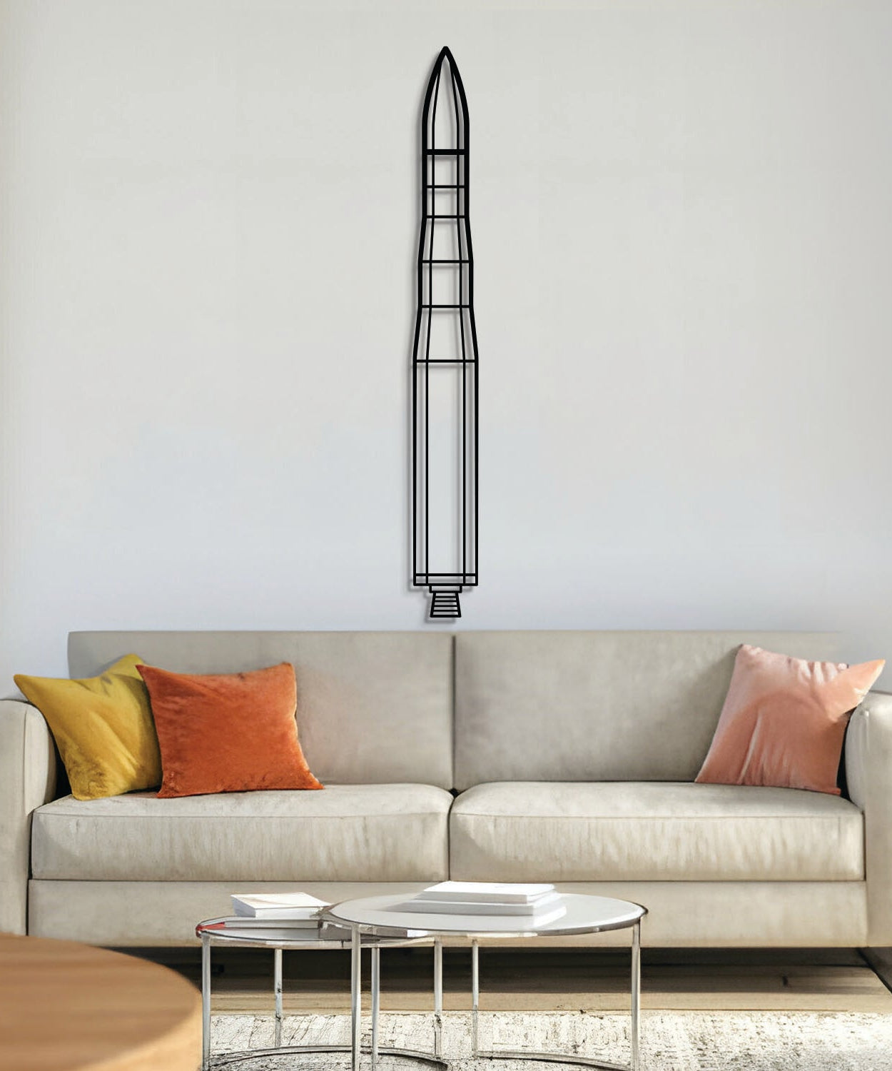 LGM-35 Sentinel Metall-Wandkunst – NCP0335
