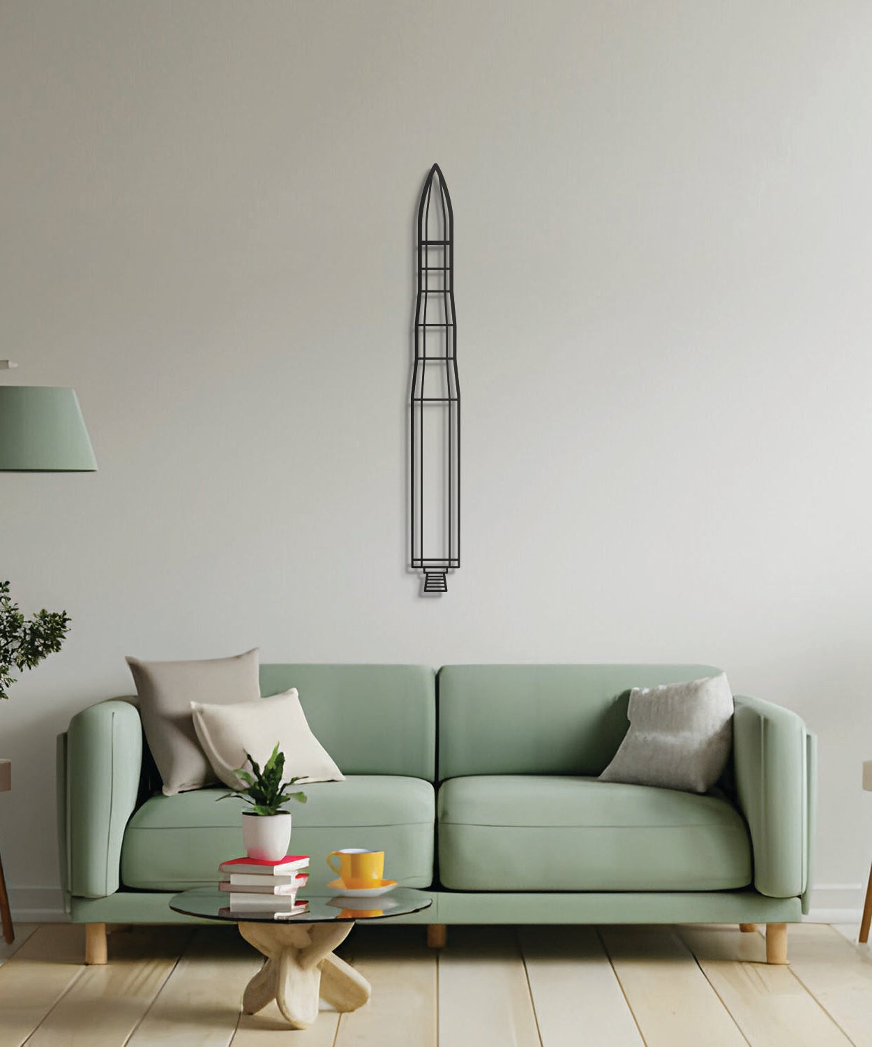 LGM-35 Sentinel Metall-Wandkunst – NCP0335