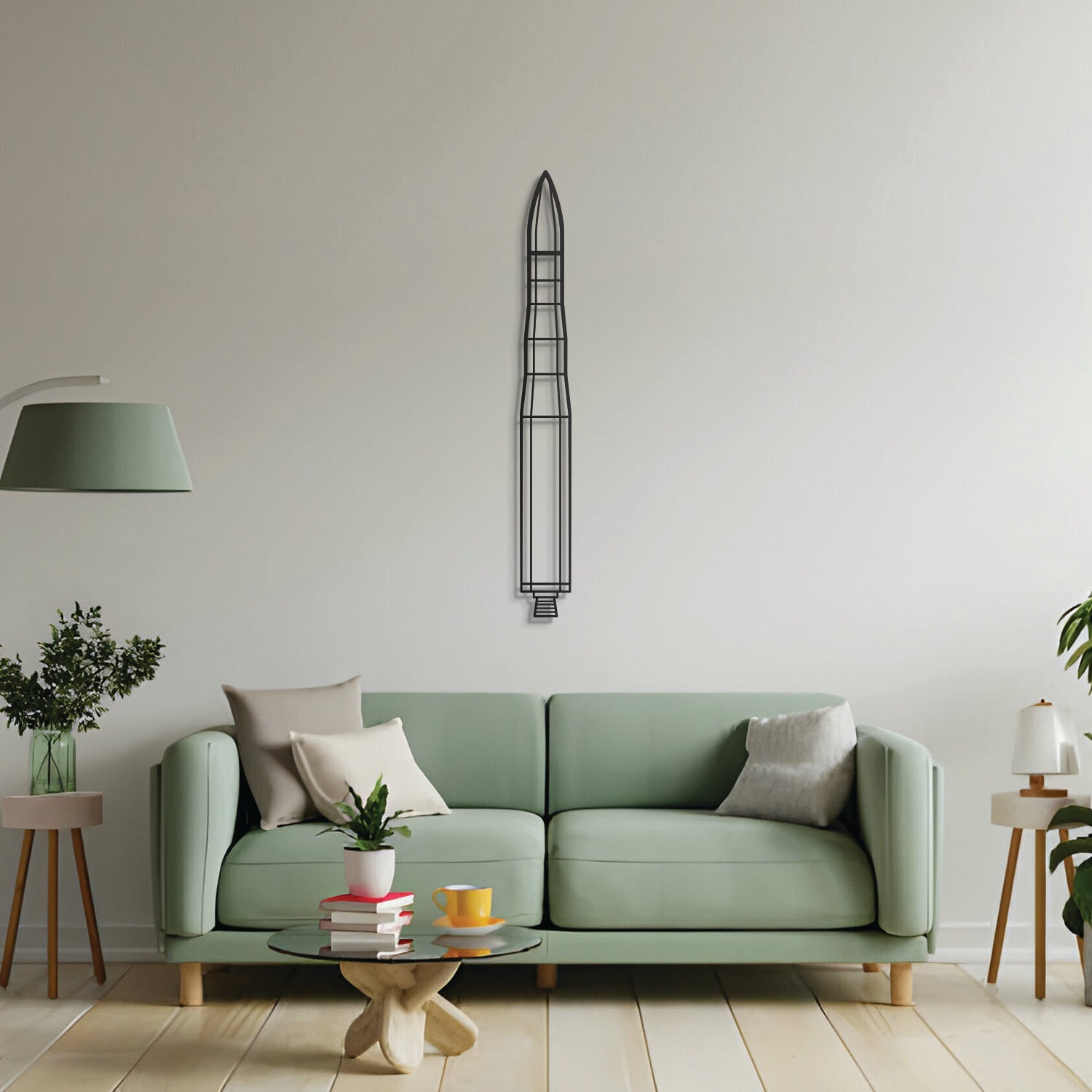 LGM-35 Sentinel Metall-Wandkunst – NCP0335