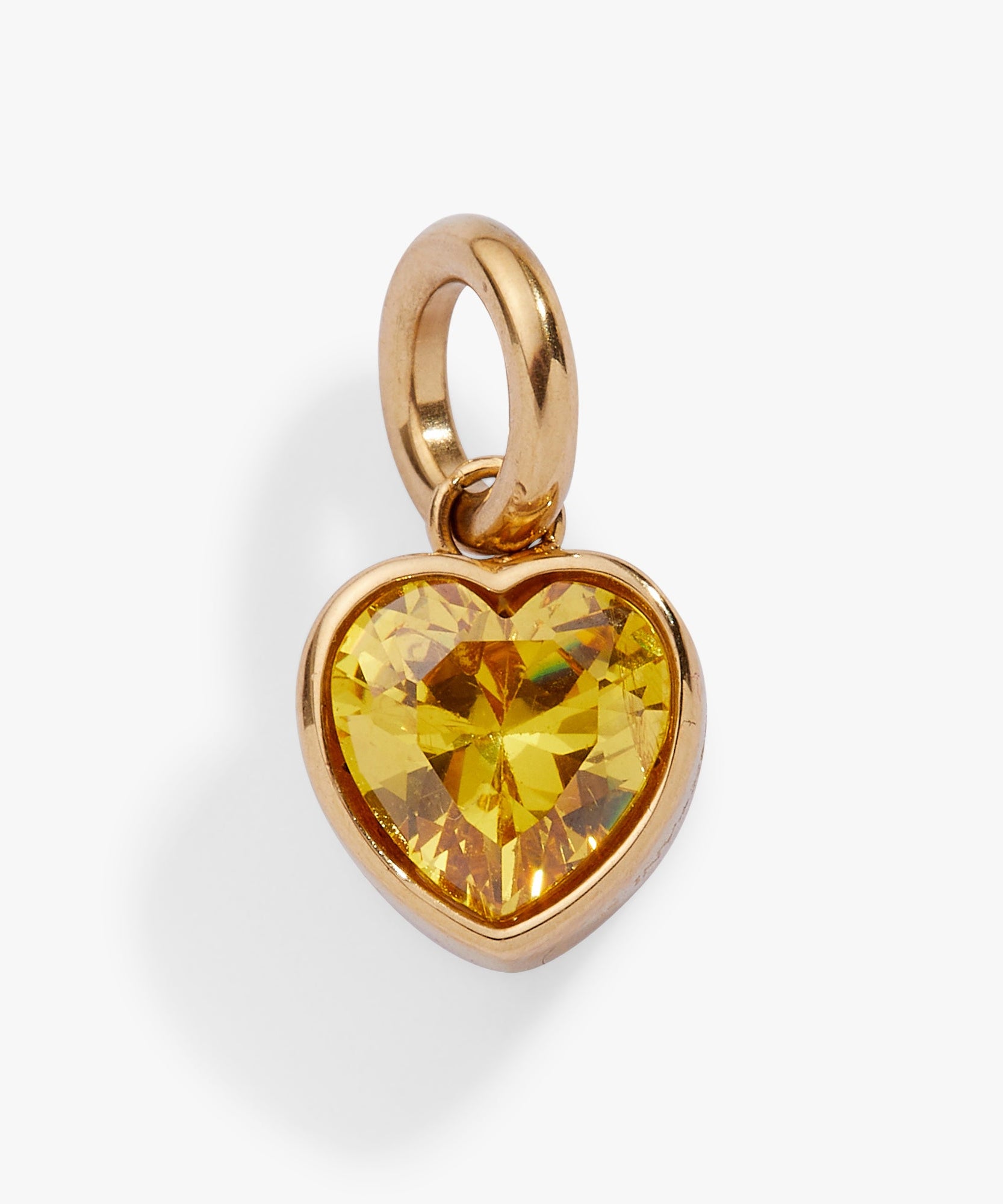 November 'Balance' Heart Birthstone Charm