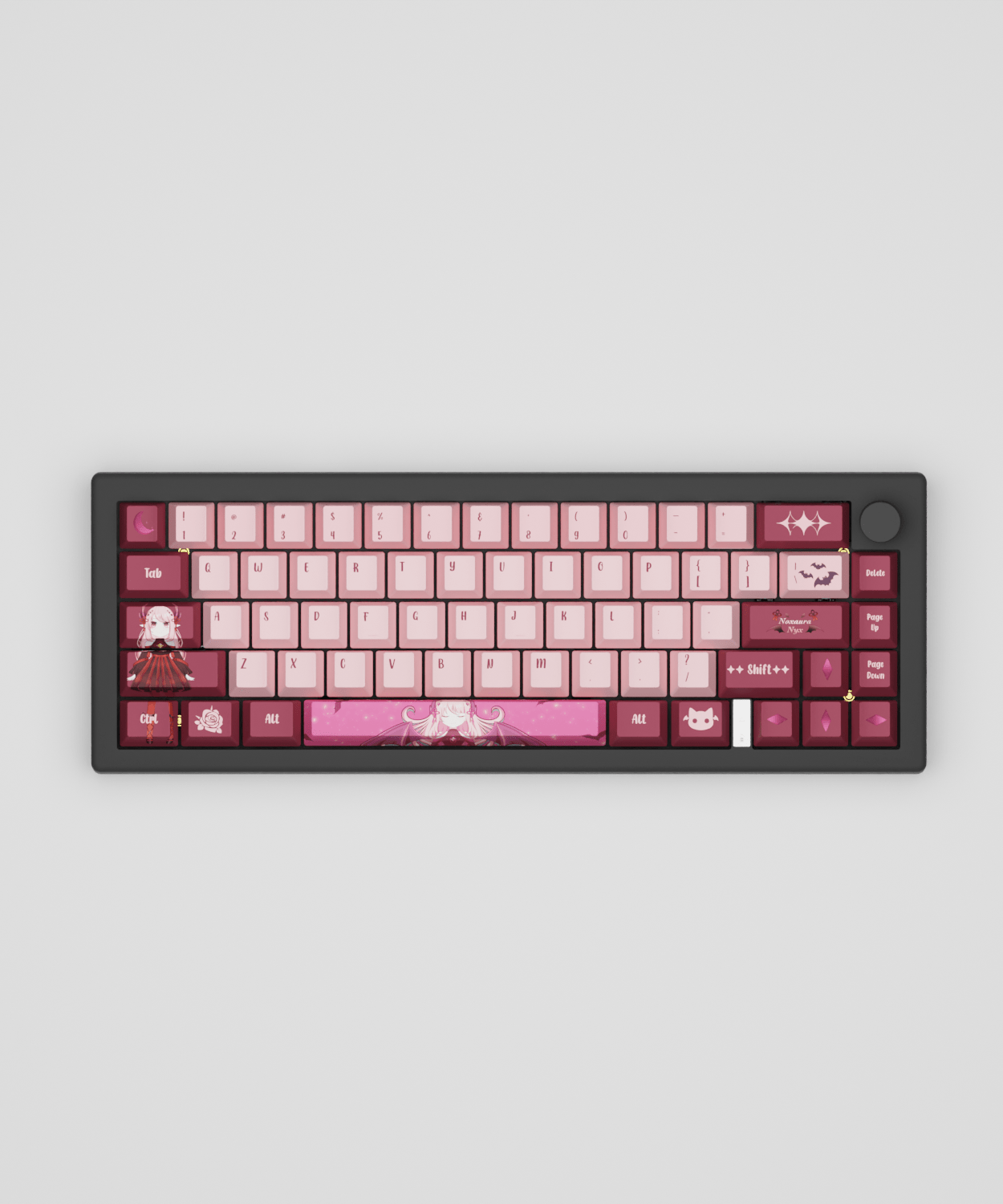 Noxaura Nyx Vtuber Keycaps Set