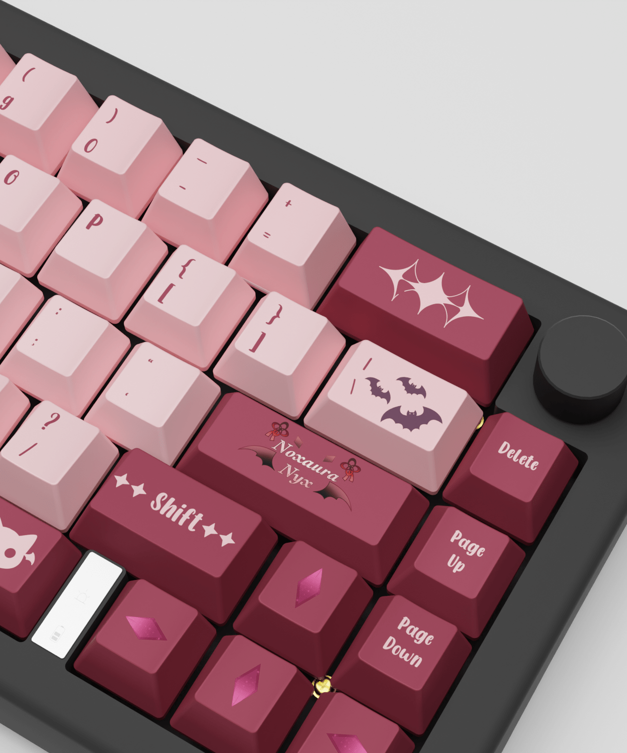 Noxaura Nyx Vtuber Keycaps Set