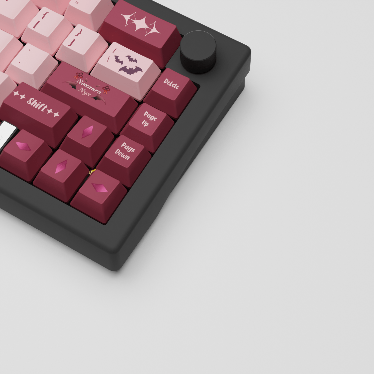 Noxaura Nyx Vtuber Keycaps Set