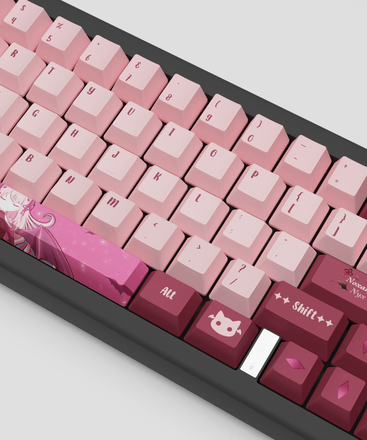Noxaura Nyx Vtuber Keycaps Set