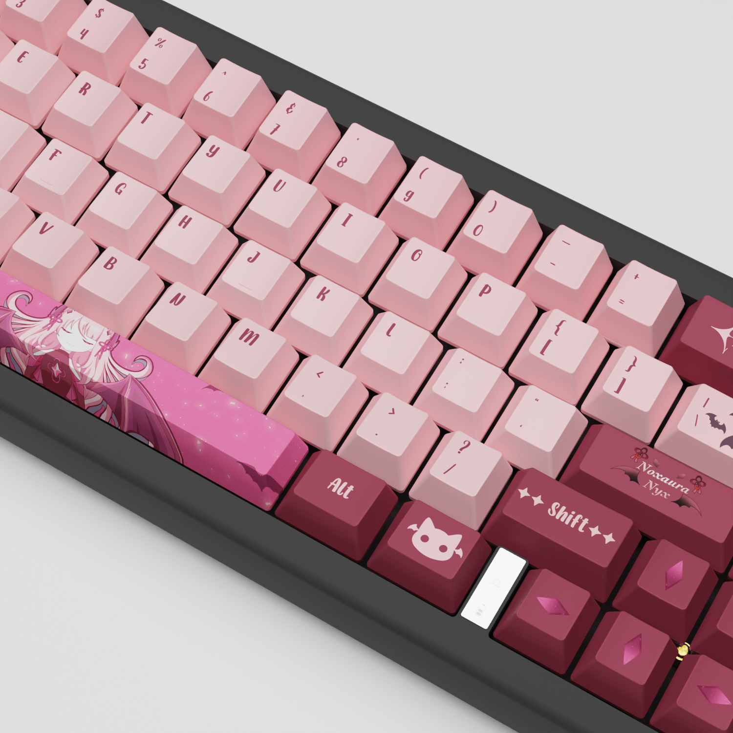 Noxaura Nyx Vtuber Keycaps Set