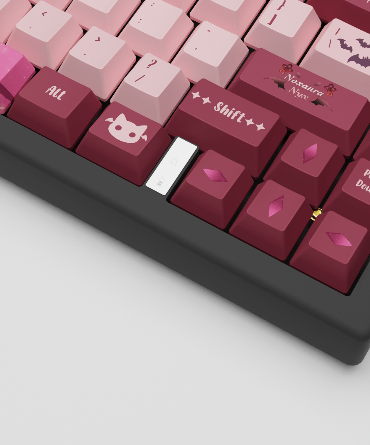 Noxaura Nyx Vtuber Keycaps Set