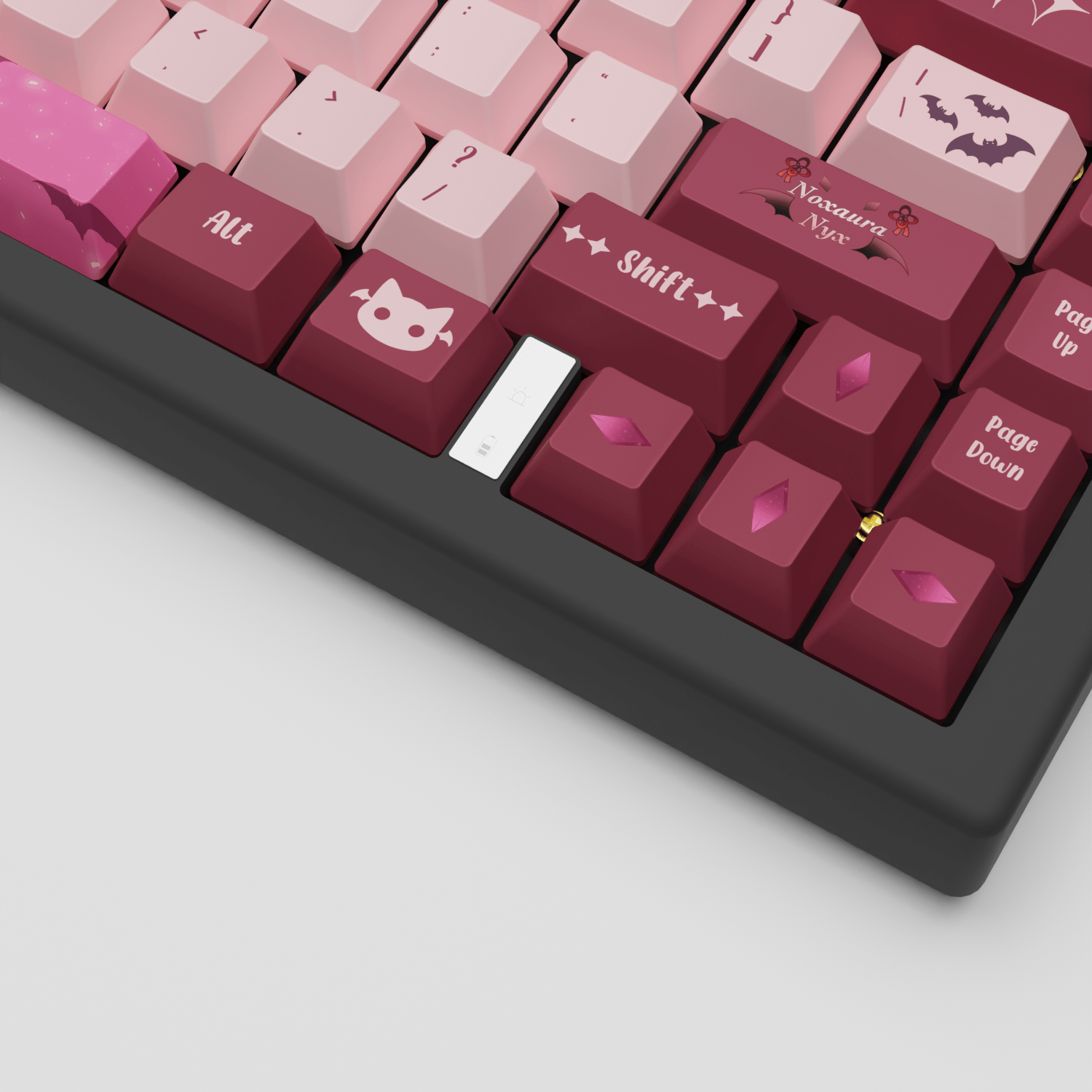 Noxaura Nyx Vtuber Keycaps Set