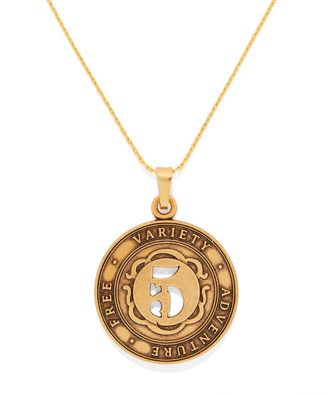 Number 5 Necklace, Expandable | Free, Variety, and Adventure