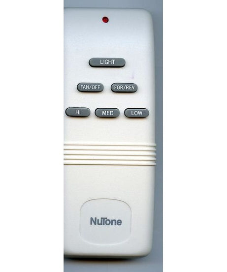 Substitute for Nutone G9P2BTAUC7052T Ceiling Fan Remote Control [FAN28RREVKIT]
