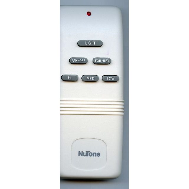 Substitute for Nutone G9P2BTAUC7052T Ceiling Fan Remote Control [FAN28RREVKIT]
