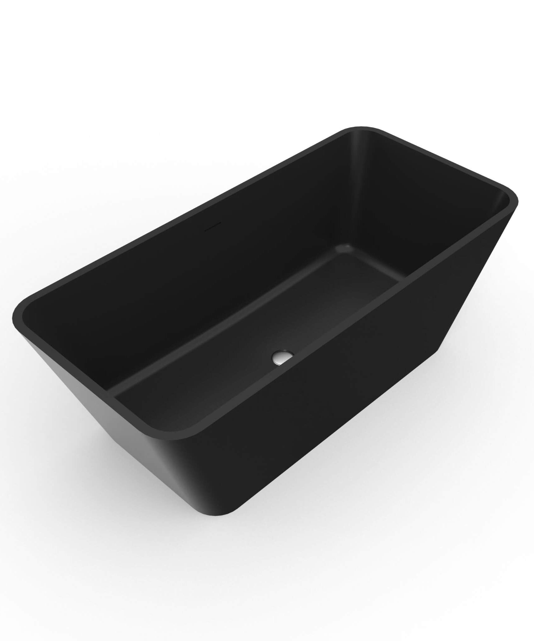 Nuvia 67-Inch Luxury Freestanding Solid Surface Soaking Bathtub (SAK51920)