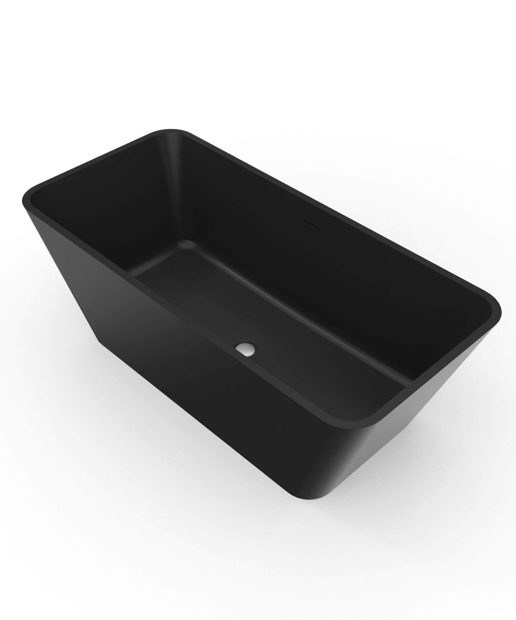 Nuvia 67-Inch Luxury Freestanding Solid Surface Soaking Bathtub (SAK51920)