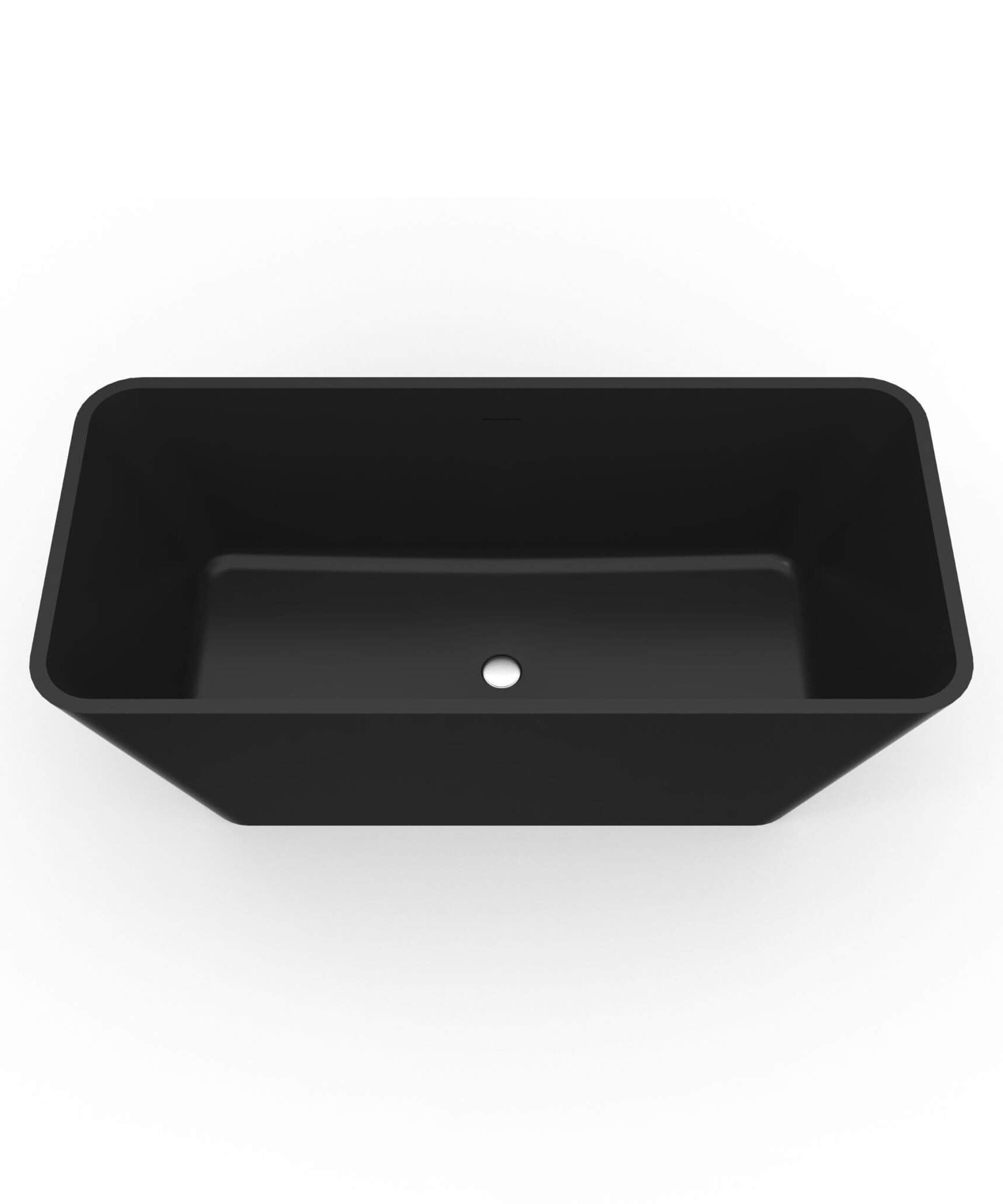 Nuvia 67-Inch Luxury Freestanding Solid Surface Soaking Bathtub (SAK51920)