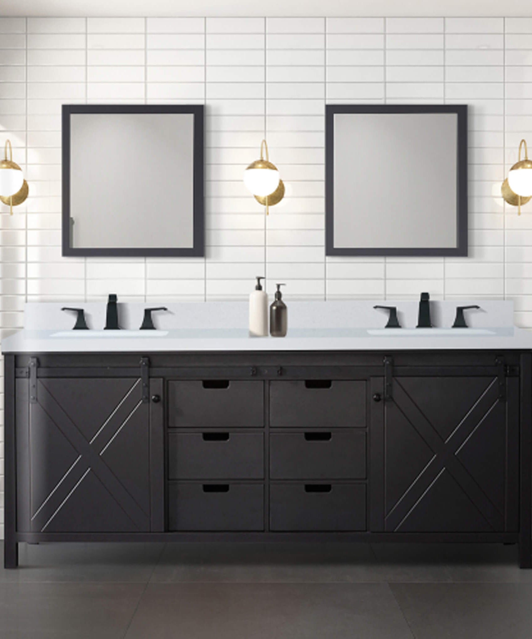 Nuvia 80-Inch Fully Assembled Double Bath Vanity With Soft Close Cabinets [No Countertop] (SAK53904)