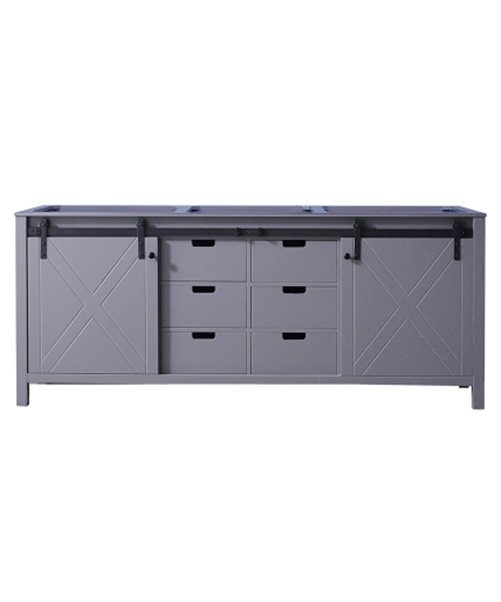 Nuvia 80-Inch Fully Assembled Double Bath Vanity With Soft Close Cabinets [No Countertop] (SAK53904)