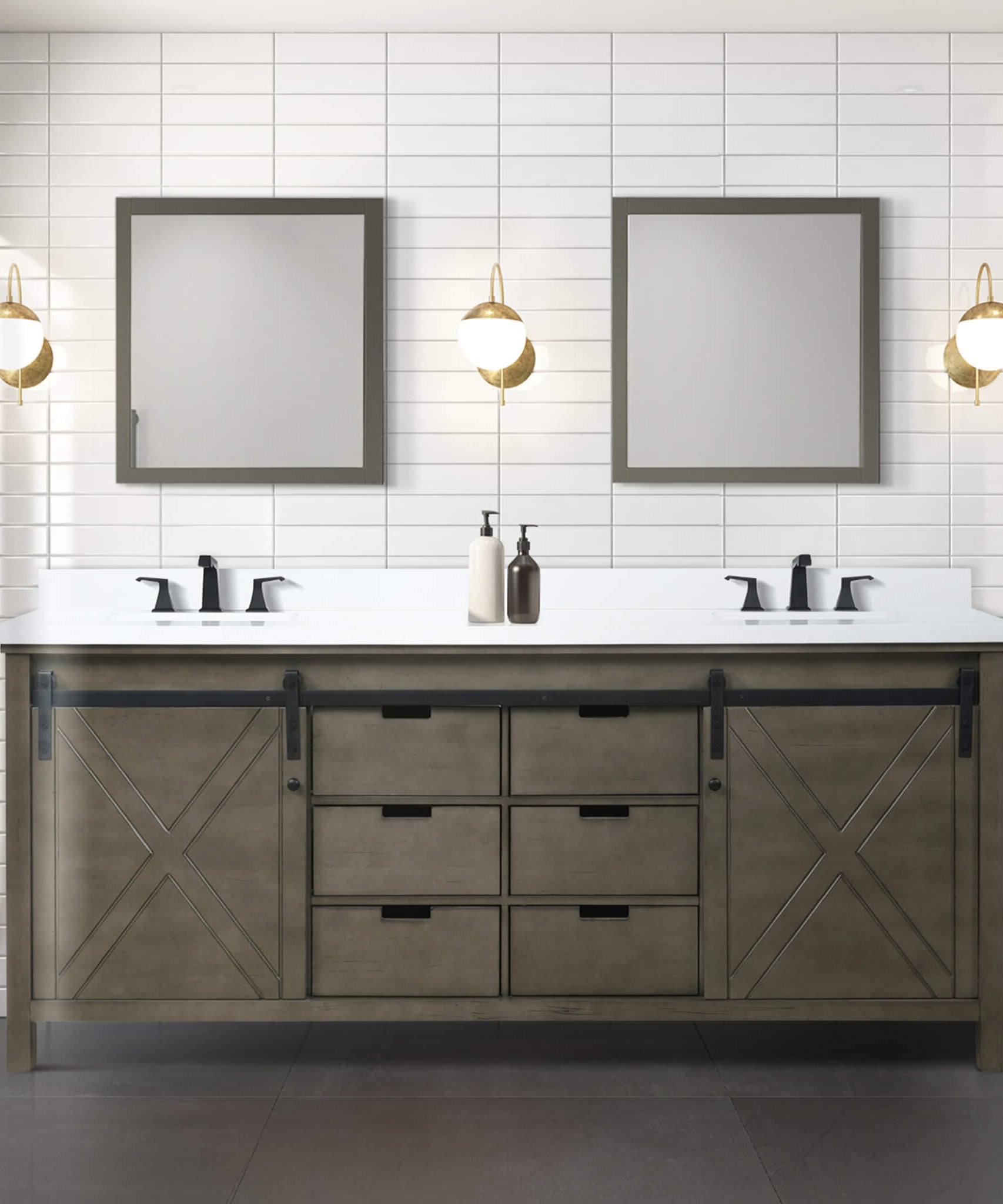 Nuvia 80-Inch Fully Assembled Double Bath Vanity With Soft Close Cabinets [No Countertop] (SAK53904)