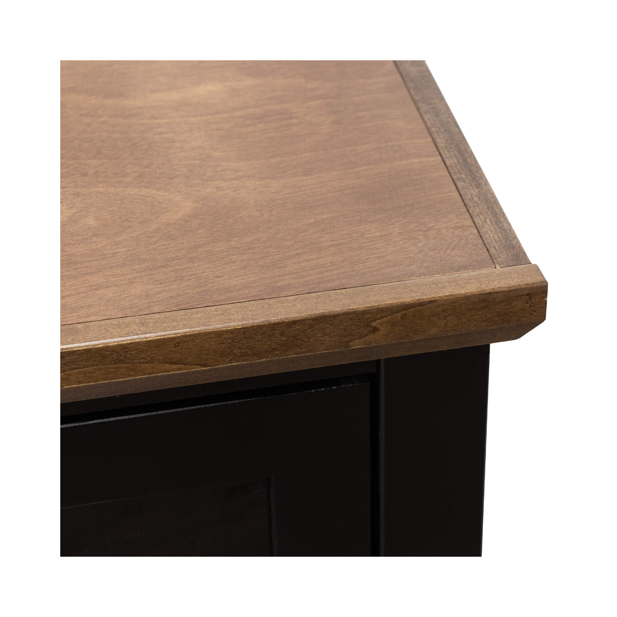 Nuvia 83-Inch Bourbon Black TV Stand With Fireplace And Glass Windowpane Doors (SAK40281)
