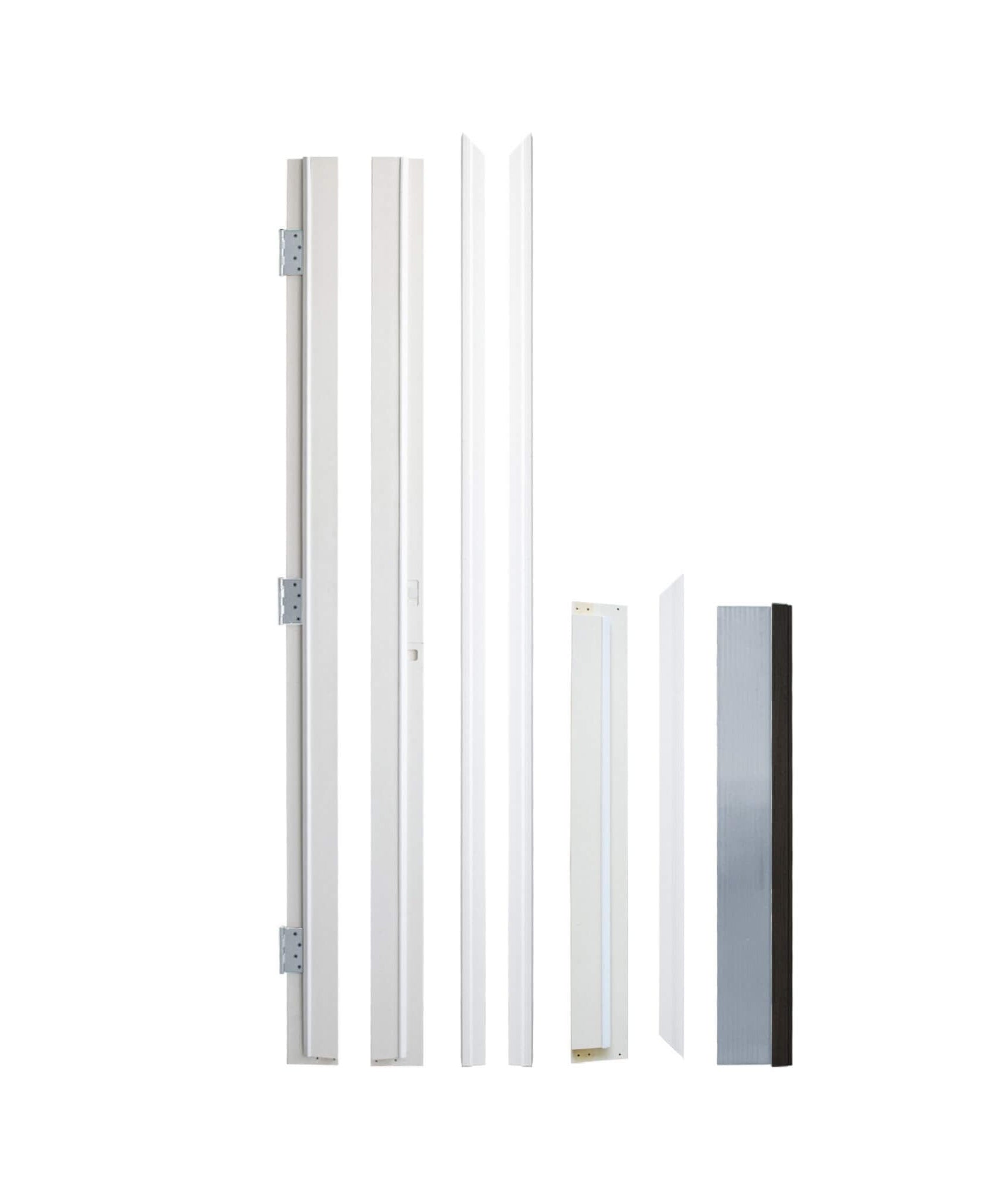 [36X80-Inch] Nuvia Black Modern Left Inswing Fiberglass Front Door With Frosted Glass [4-9/16 Frame] (SAK96731)