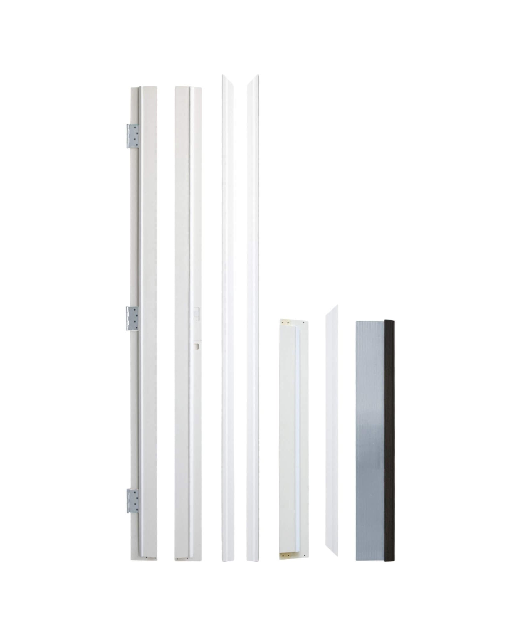 [36X80-Inch] Nuvia Modern Frosted Glass Black Fiberglass Front Door With Right Inswing (SAK10584)