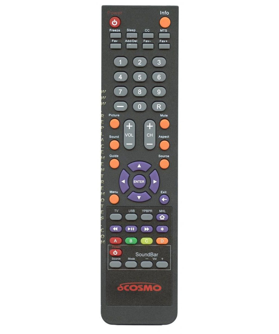 oCOSMO RC0001 with MHL and Sound bar TV Remote Control