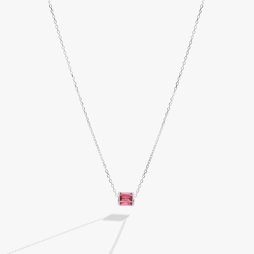 October Birthstone Precious Pendant Necklace