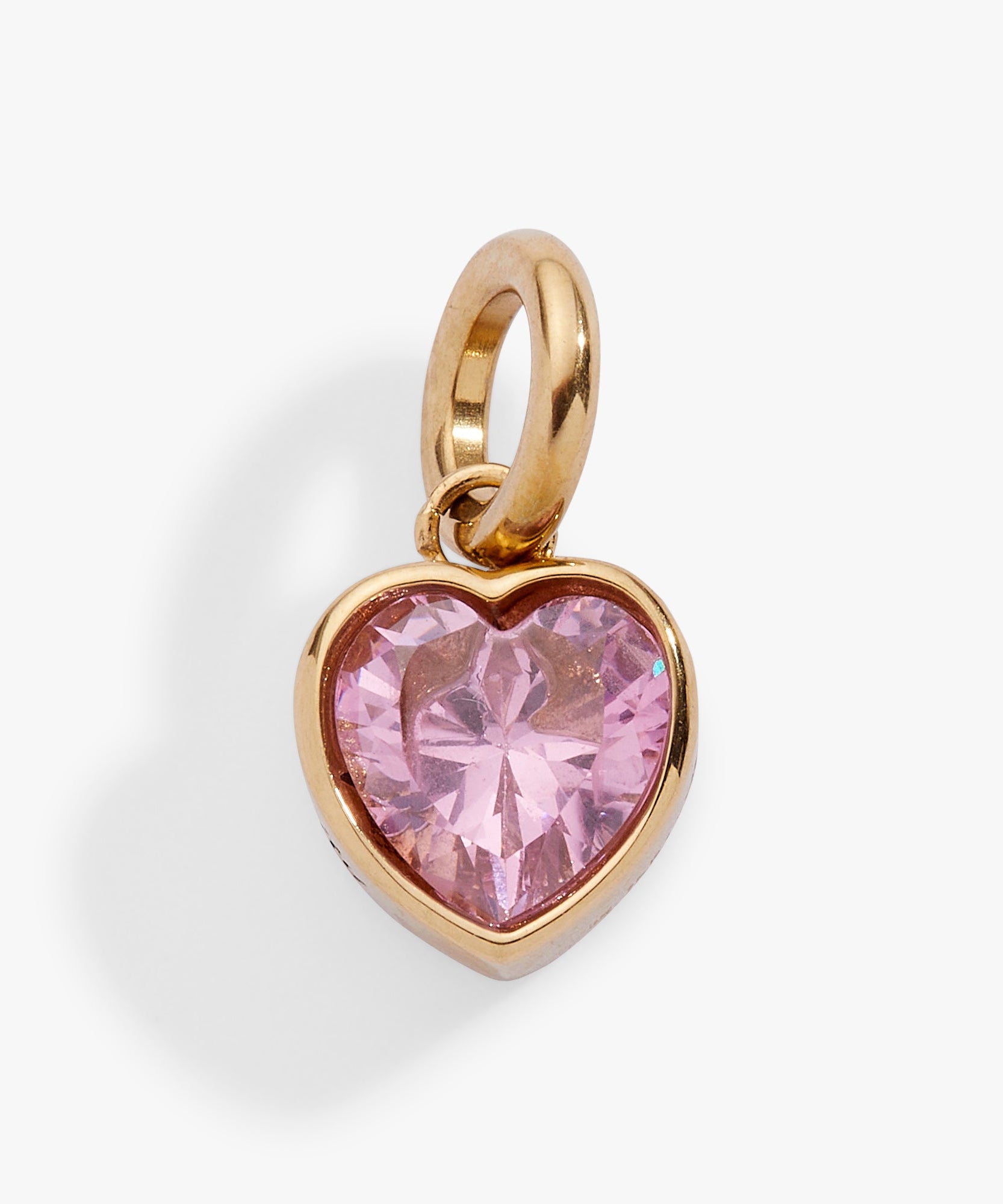 October 'Serenity' Heart Birthstone Charm