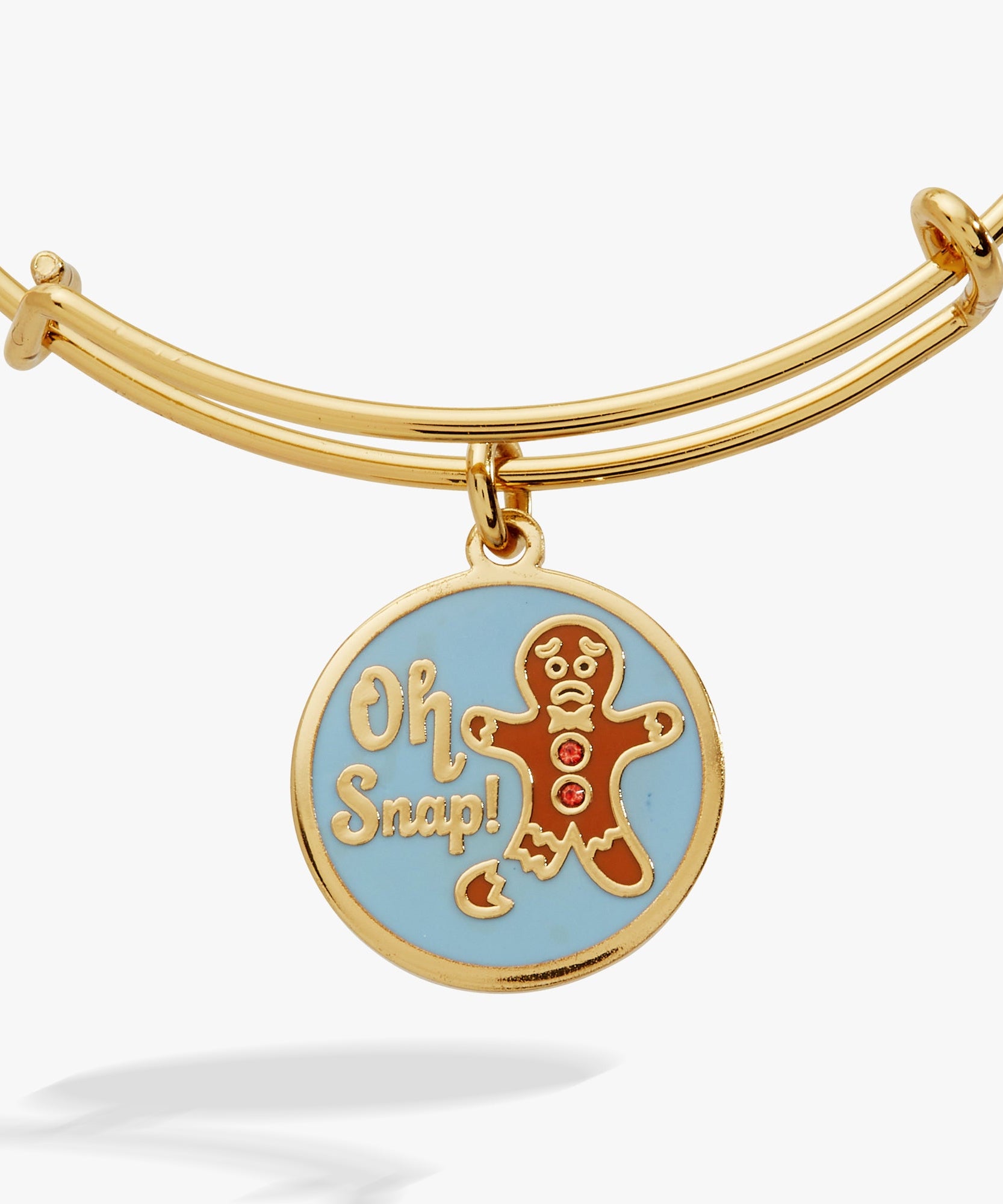 'Oh Snap!' Gingerbread Charm Bangle