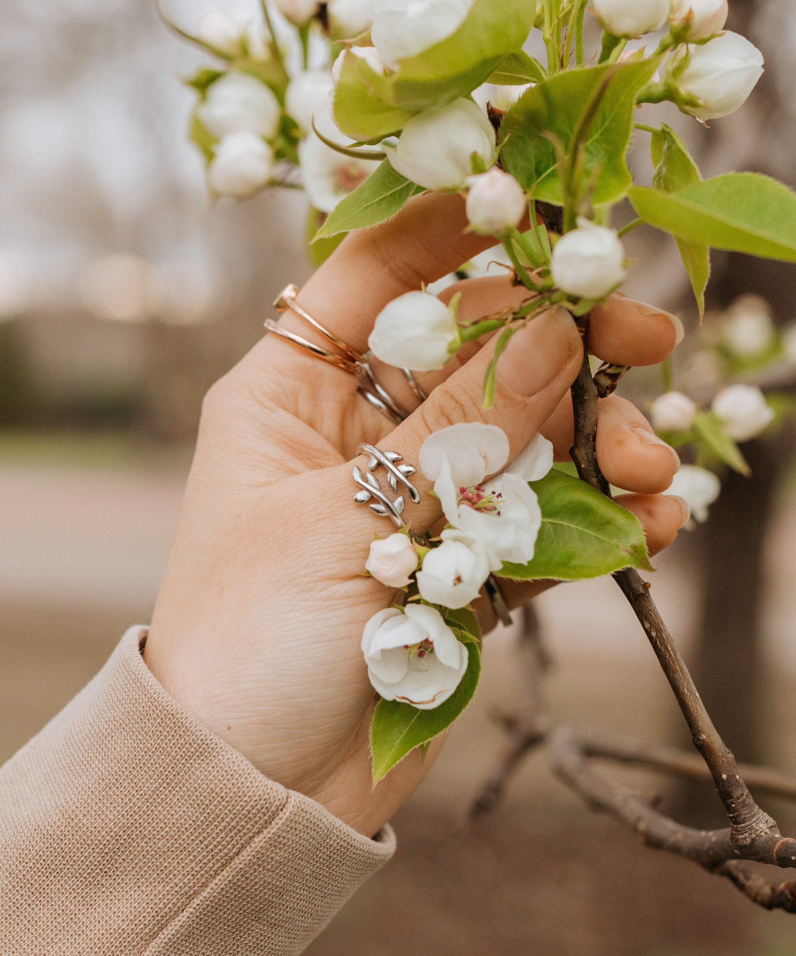 Olive Branch Ring