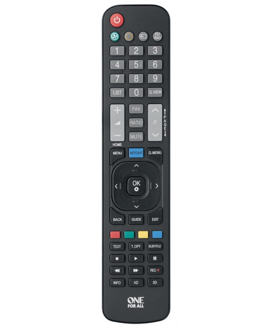 One For All URC1911 for LG 1-Device Universal Remote Control